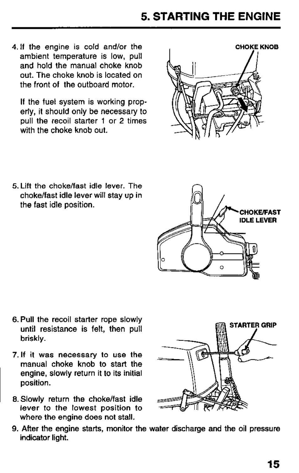 HONDA Outboard Motor BF15A User Manual | Page 73 / 81