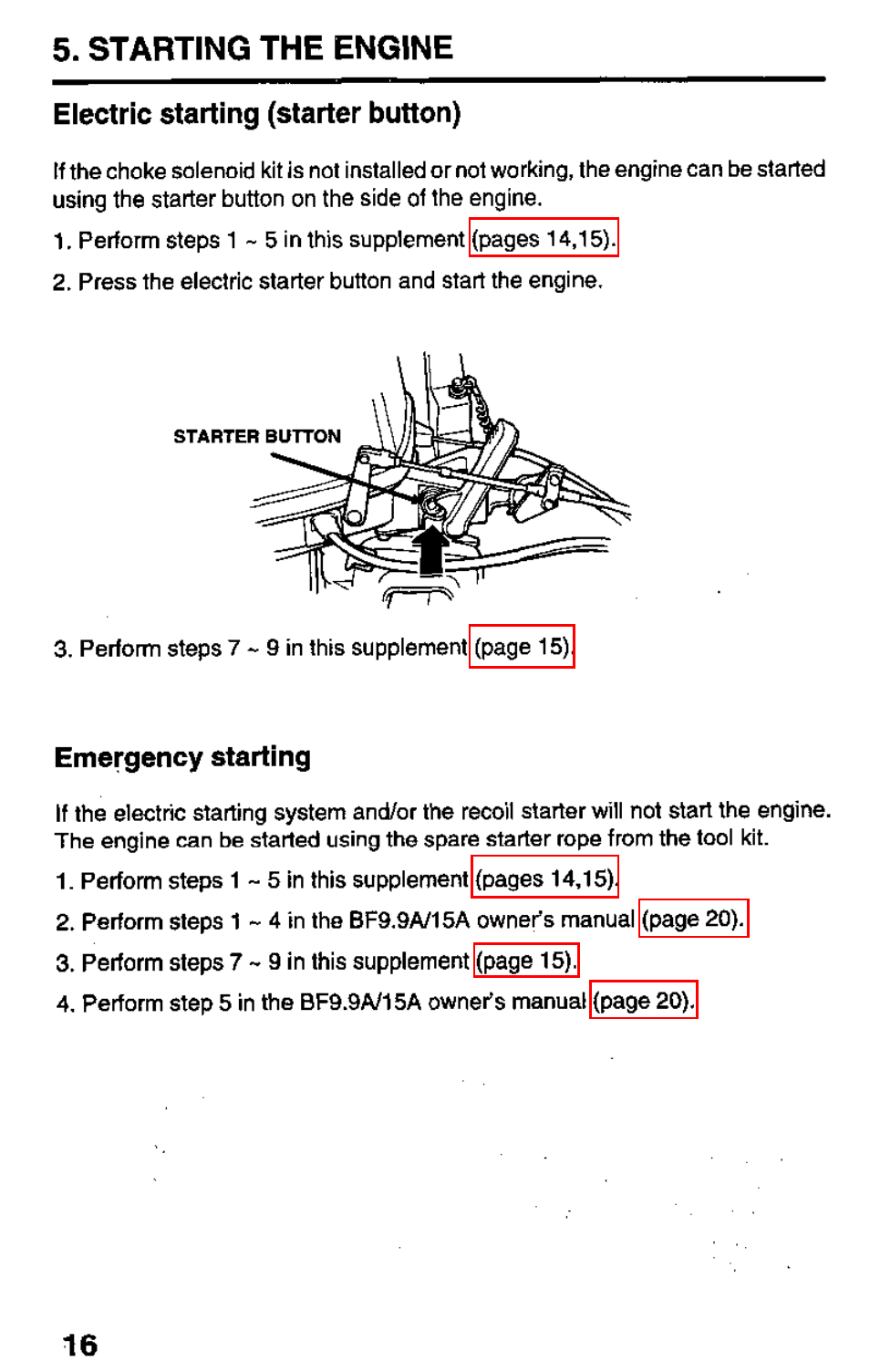 HONDA Outboard Motor BF15A User Manual | Page 74 / 81