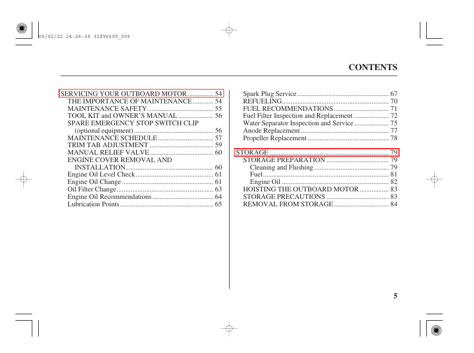 HONDA Outboard Motor BF150A User Manual | Page 7 / 129