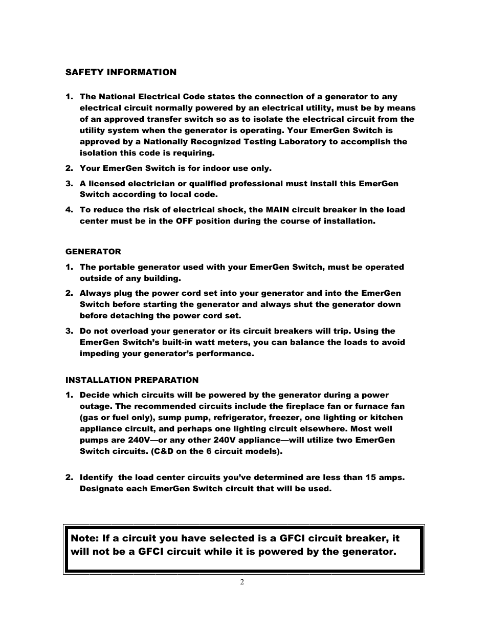 HONDA L14-20R User Manual | Page 2 / 8