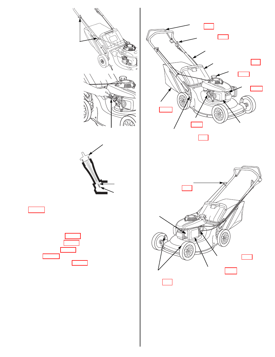 Engine oil, Fuel, Before using your lawn mower | Please register your lawn mower, Control locations | HONDA HRC216PDA User Manual | Page 5 / 24