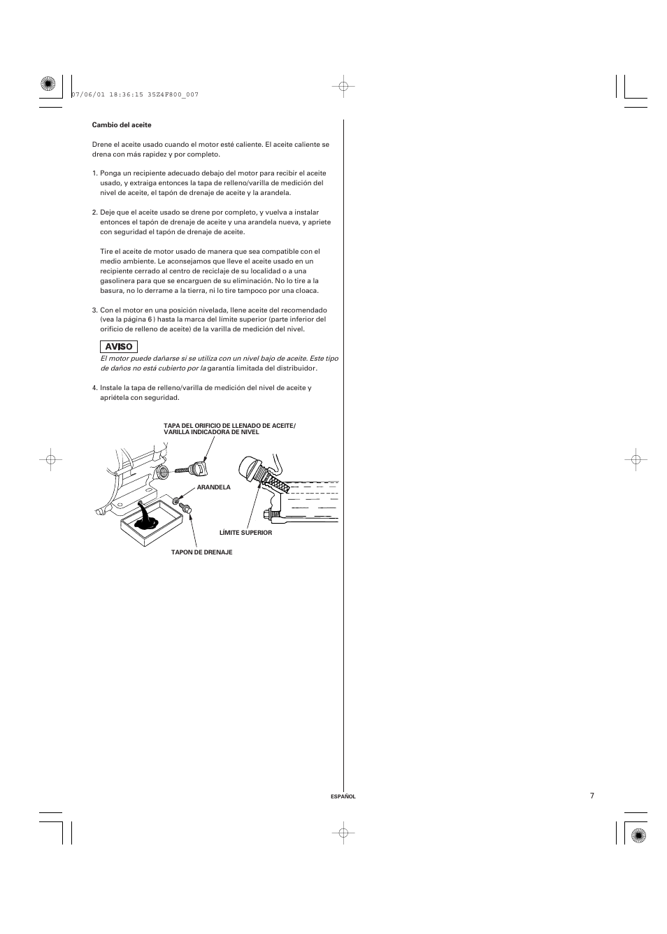HONDA GX160 User Manual | Page 36 / 43