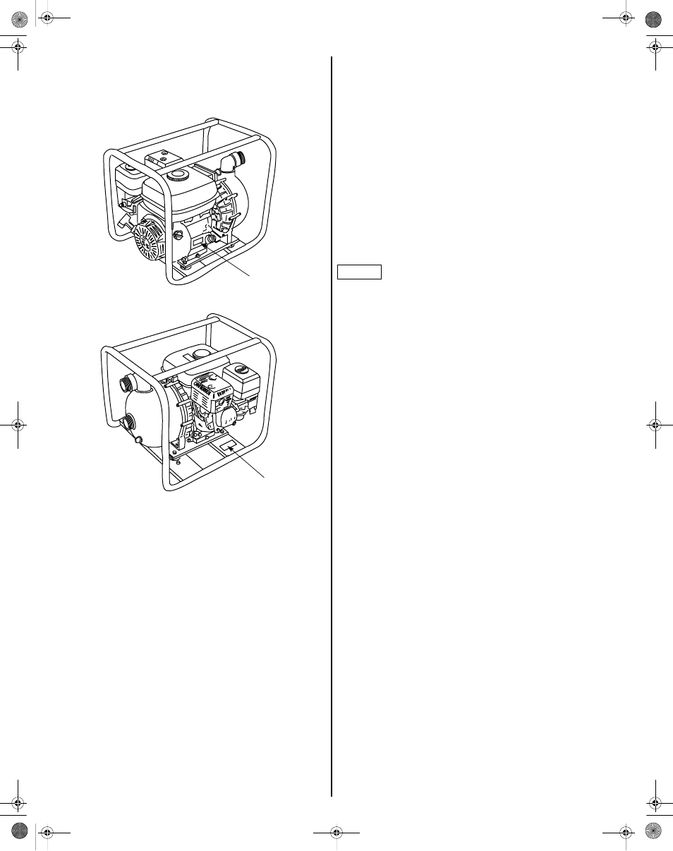 Technical information, Serial number locations, Emission control system | HONDA WMP20X User Manual | Page 14 / 24