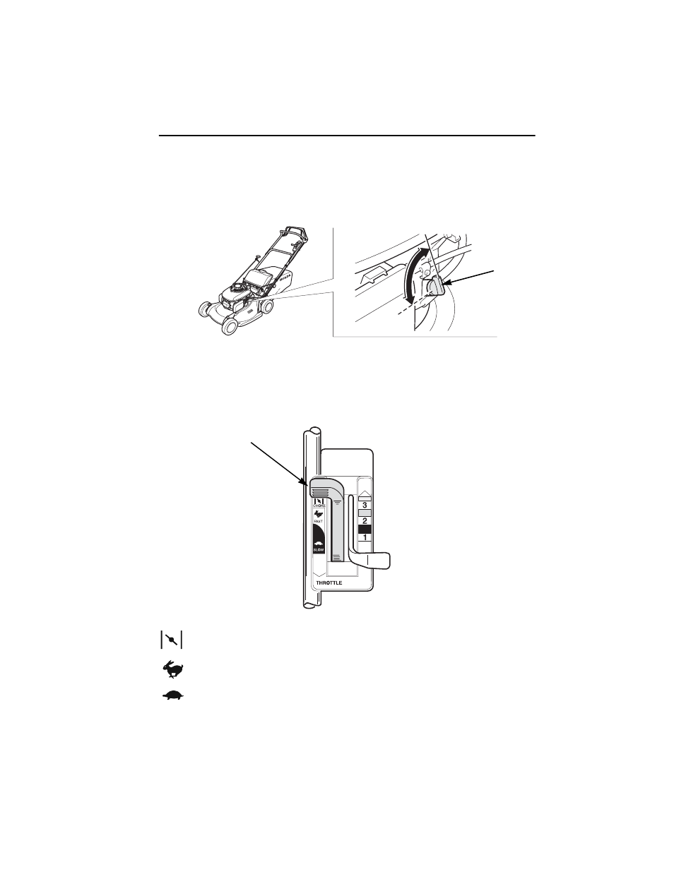 Fuel valve, Throttle lever, Controls & features 9 | HONDA HARMONY HRB216TDA User Manual | Page 11 / 74