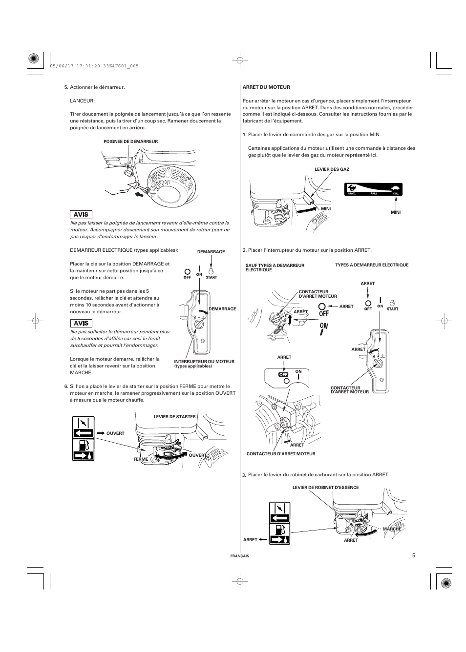 HONDA GX200 User Manual | Page 25 / 60