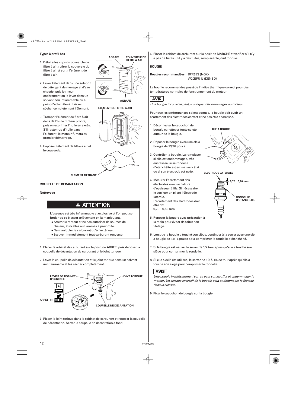 HONDA GX200 User Manual | Page 32 / 60