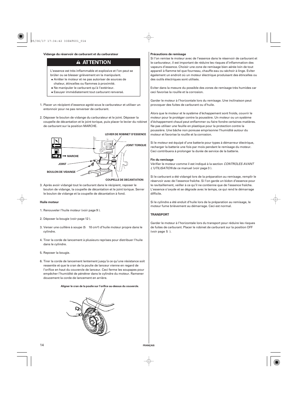 HONDA GX200 User Manual | Page 34 / 60