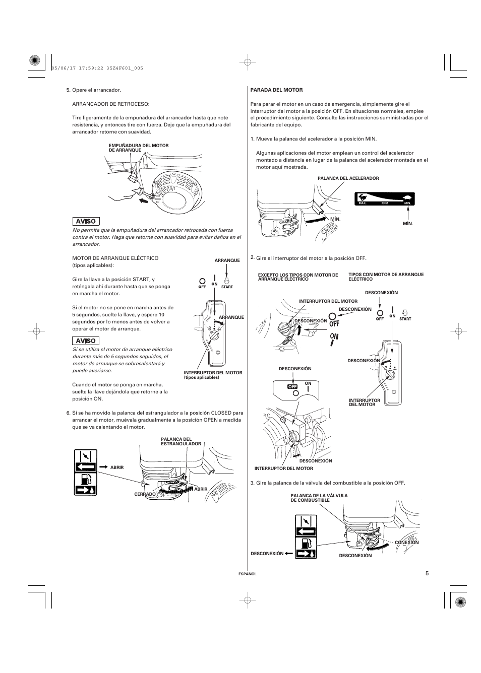 HONDA GX200 User Manual | Page 45 / 60