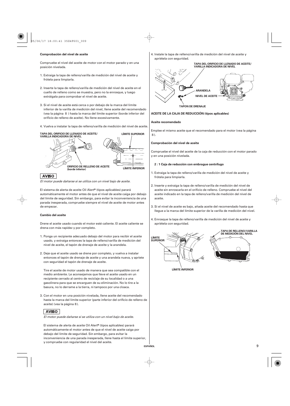 HONDA GX200 User Manual | Page 49 / 60