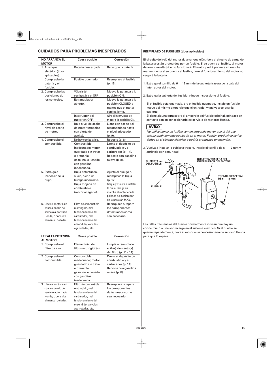 HONDA GX200 User Manual | Page 55 / 60