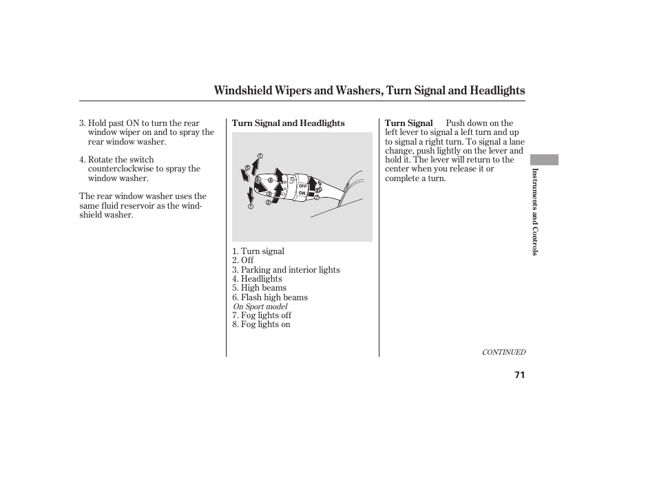 HONDA Accord xl 2007 Fit User Manual | Page 75 / 262