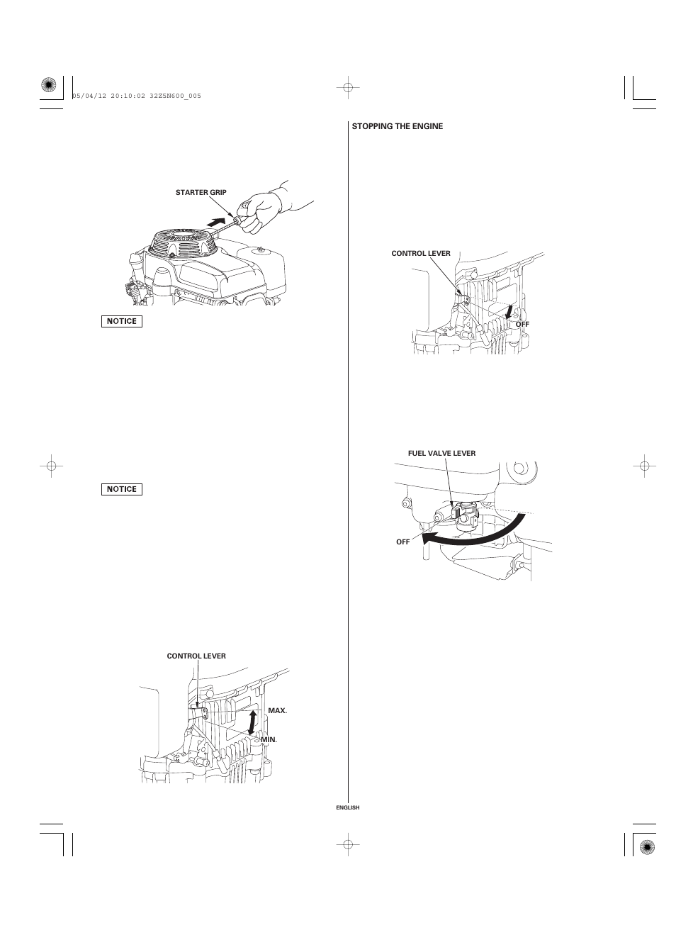 HONDA Honda Engine GXV340 User Manual | Page 5 / 18