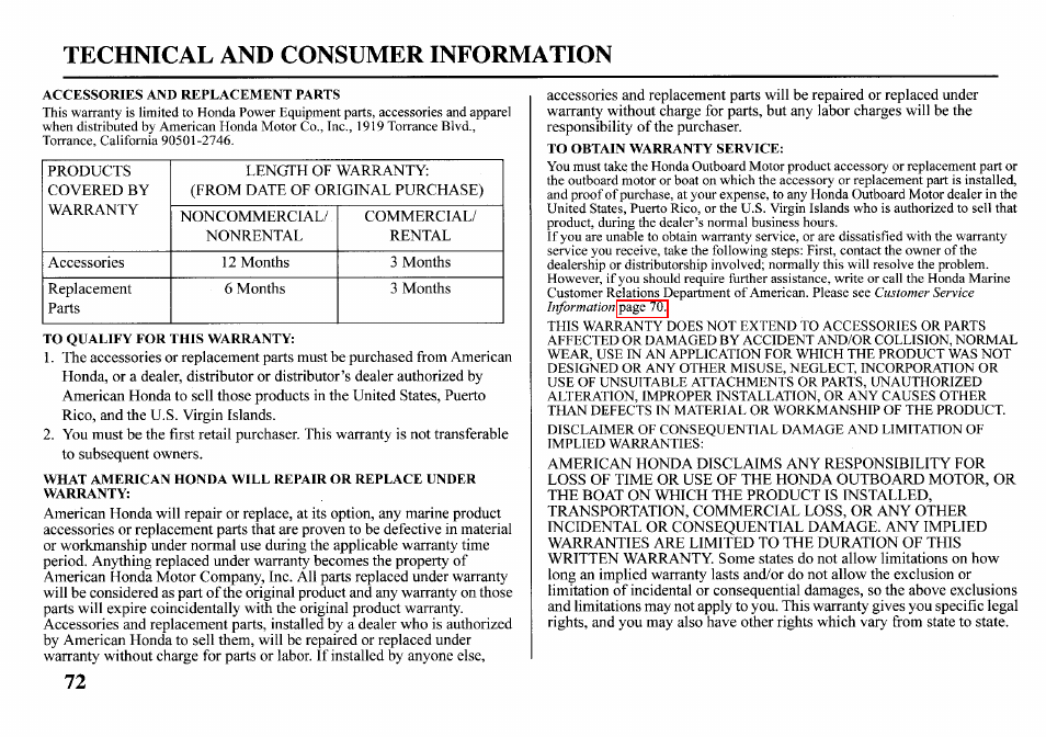 HONDA Outboard Motor BF2D User Manual | Page 74 / 83