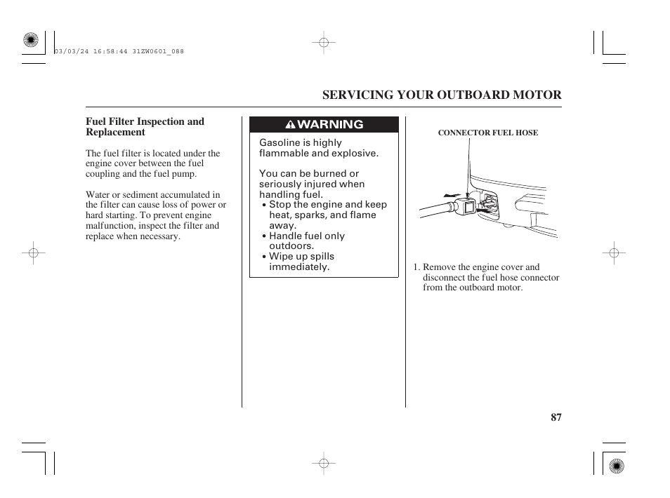 HONDA Outboard Motor BF90A User Manual | Page 89 / 130