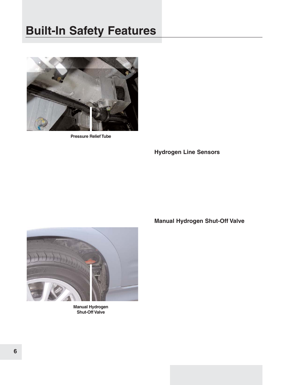 Built-in safety features, Continued | HONDA FCX User Manual | Page 10 / 24