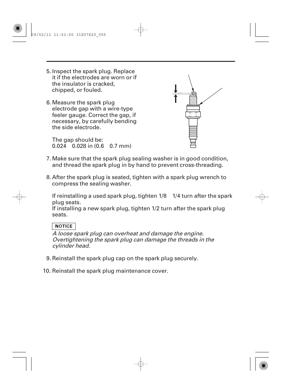 54 servicing your generator | HONDA EU2000i User Manual | Page 56 / 96