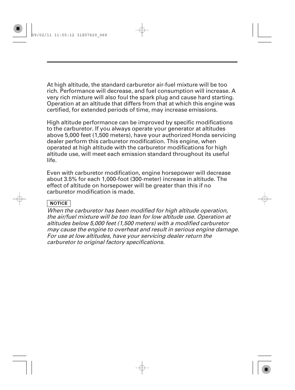 68 technical & consumer information | HONDA EU2000i User Manual | Page 70 / 96