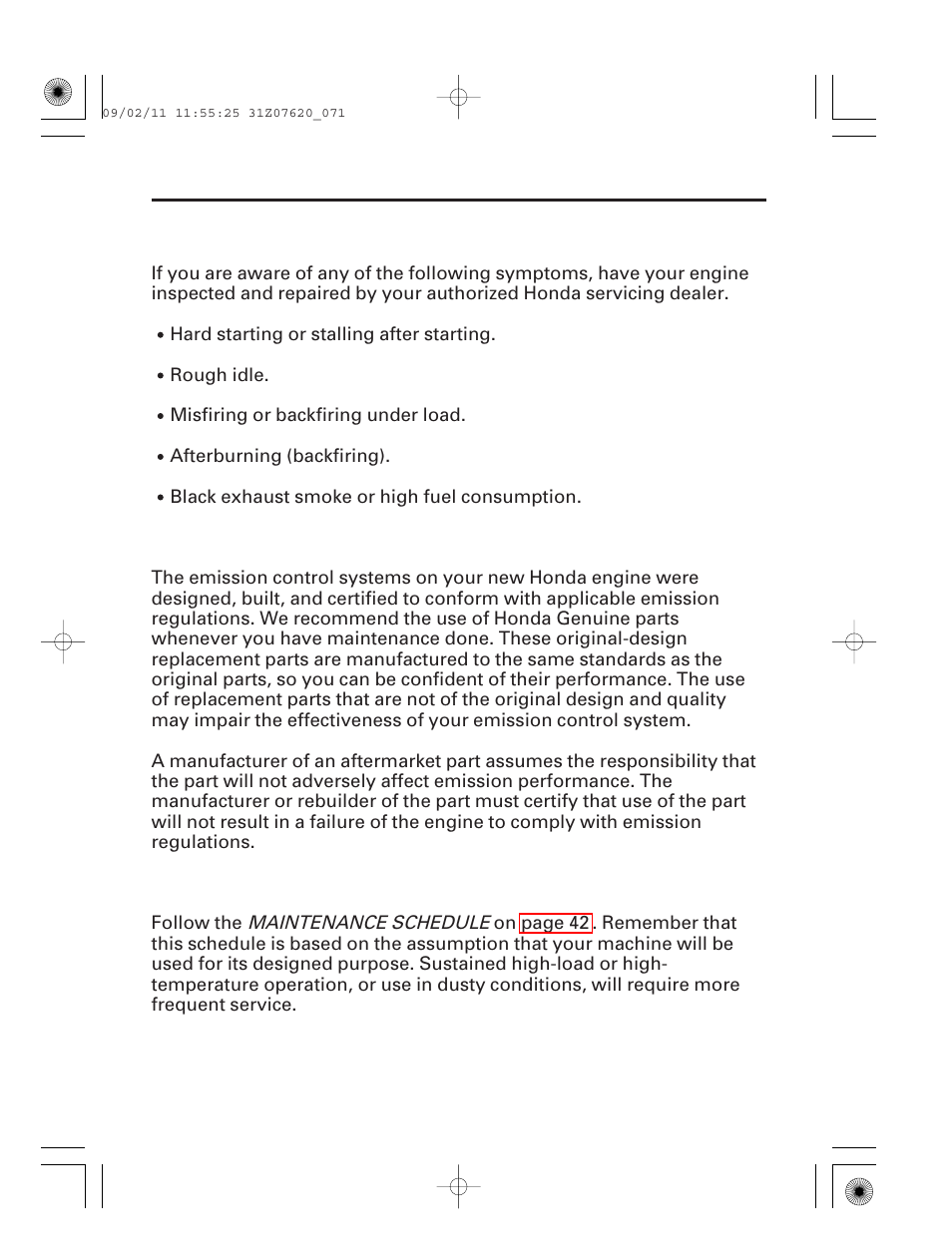 70 technical & consumer information | HONDA EU2000i User Manual | Page 72 / 96