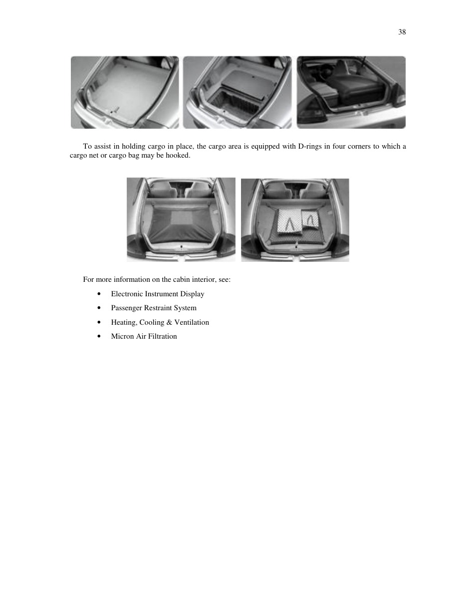 HONDA Insight User Manual | Page 38 / 93