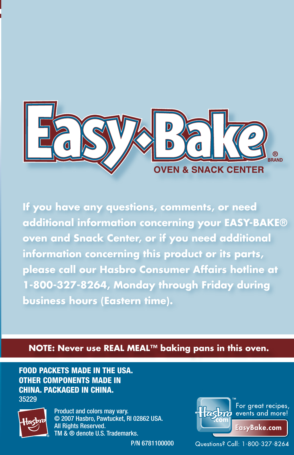 Top this | Hasbro 35229 User Manual | Page 12 / 12