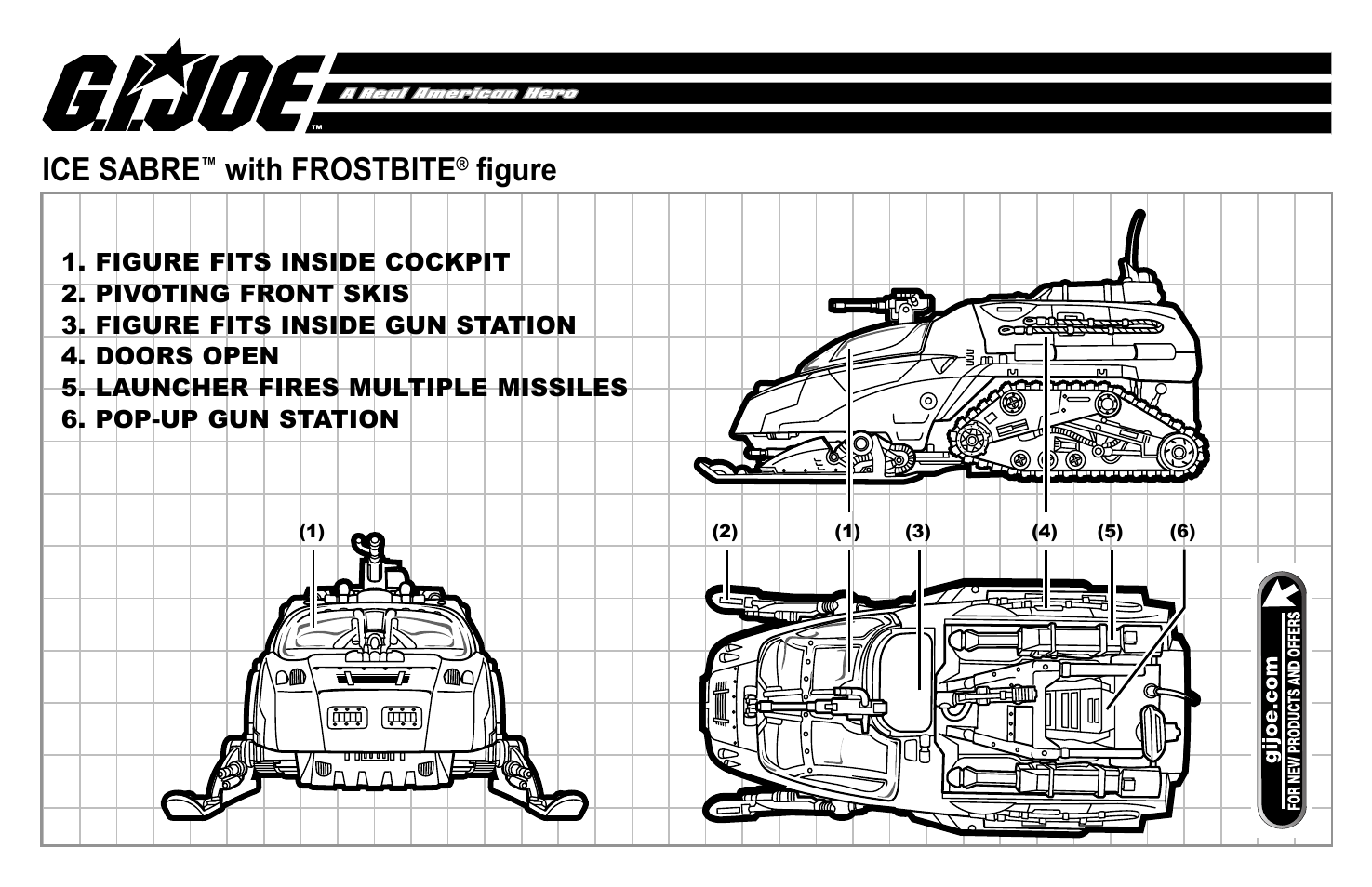 Hasbro Ice Sabre with Frostbite 56690/61176 User Manual | 2 pages