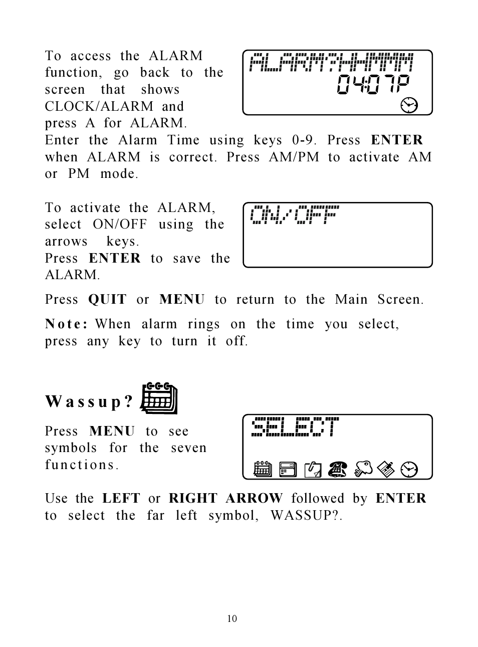 Hasbro Clueless Organizer 71-533 User Manual | Page 10 / 26
