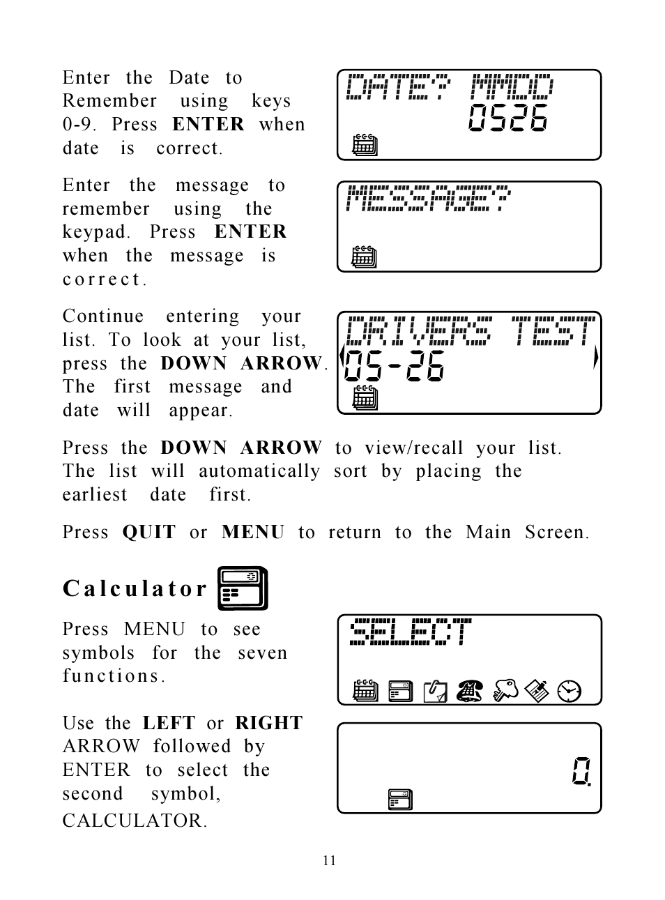 Hasbro Clueless Organizer 71-533 User Manual | Page 11 / 26