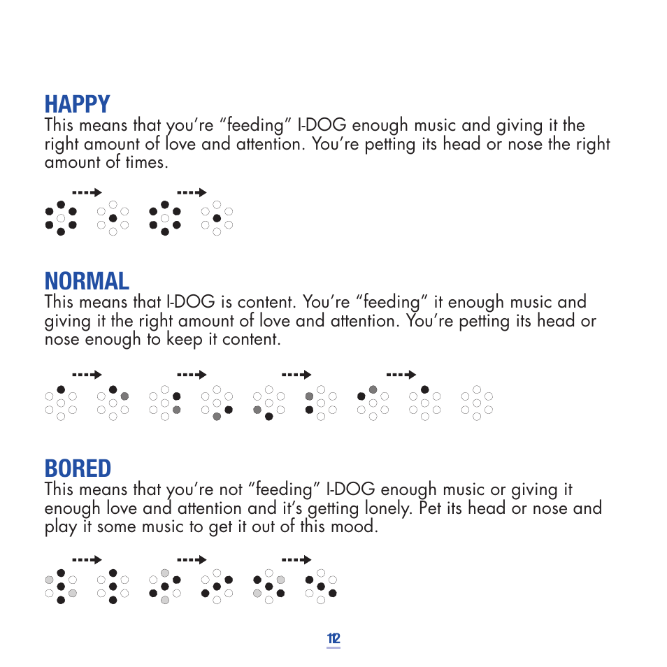 Happy, Normal, Bored | Hasbro 75024 User Manual | Page 13 / 16