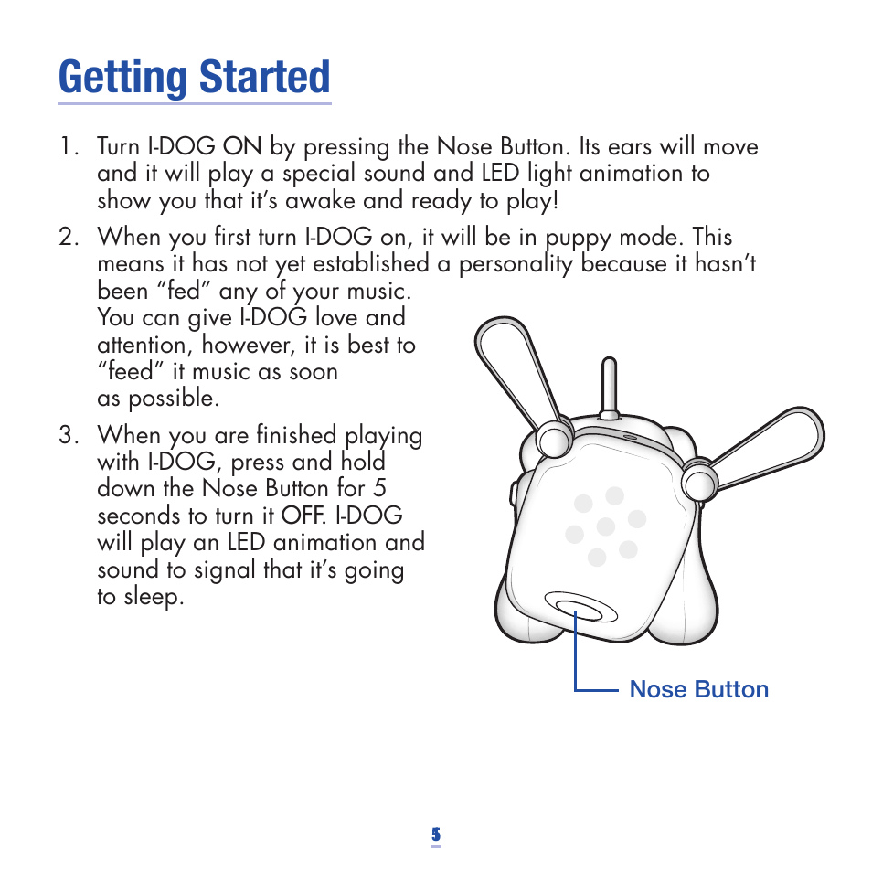 Getting started | Hasbro 75024 User Manual | Page 6 / 16