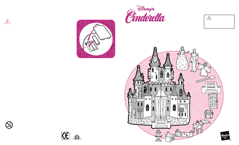 Hasbro Cinderella Musical Castle 10119 User Manual | 2 pages