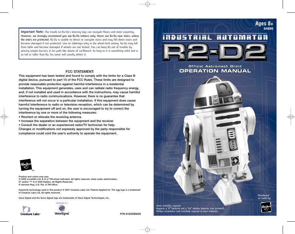 Hasbro 84895 User Manual | 8 pages