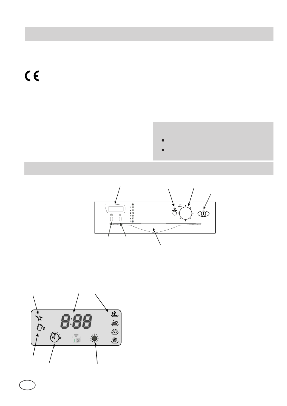 La seguridad, una buena costumbre, Vista de cerca (cuadro de mandos) | Indesit IDE 44 EU User Manual | Page 58 / 80