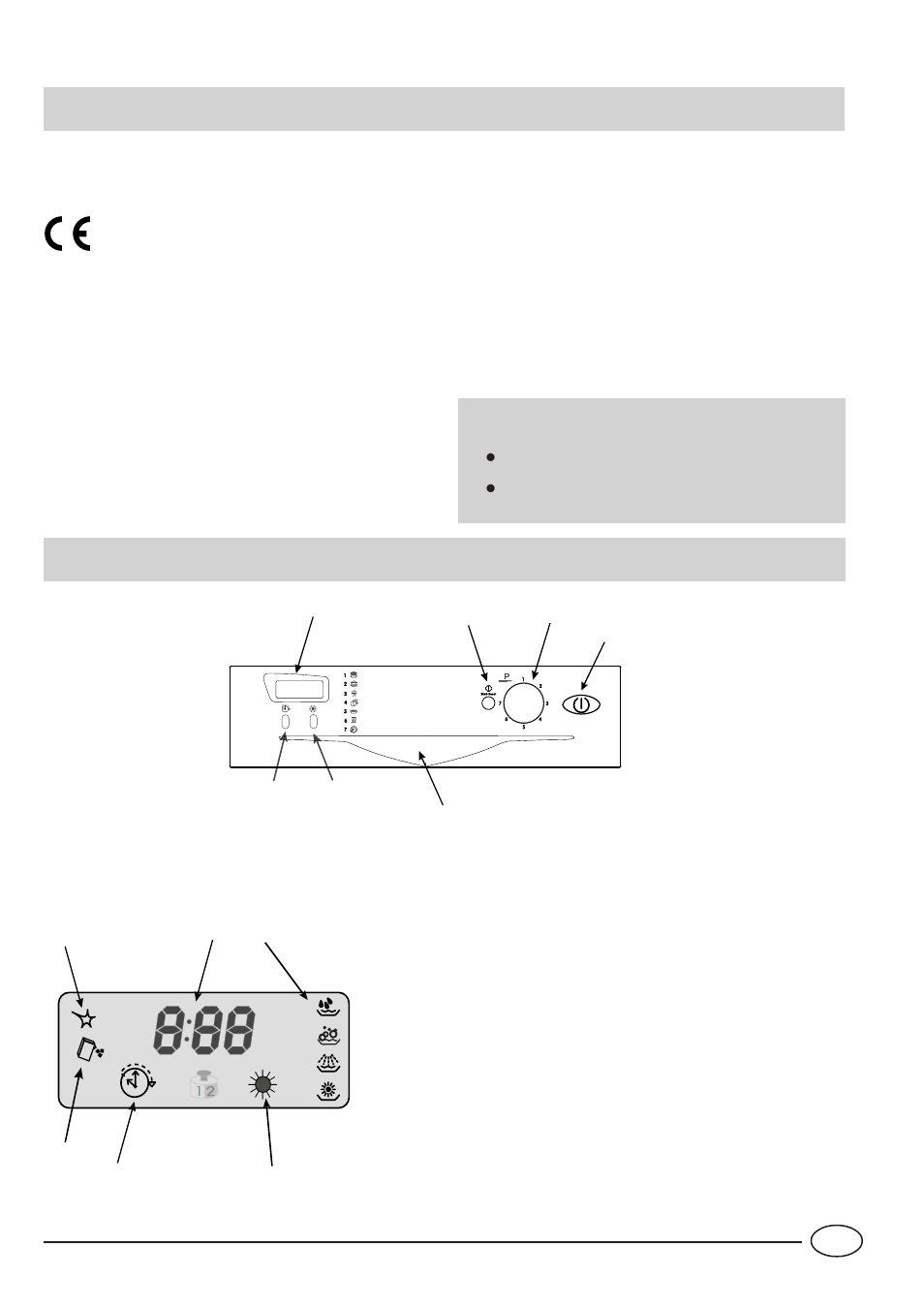 A segurança, um bom hábito, Vista de perto (quadro de comandos) | Indesit IDE 44 EU User Manual | Page 69 / 80