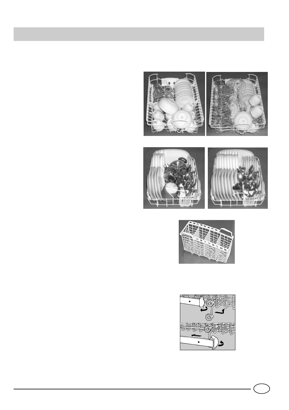 Einsortieren des geschirrs | Indesit IDL 40 EU User Manual | Page 38 / 76