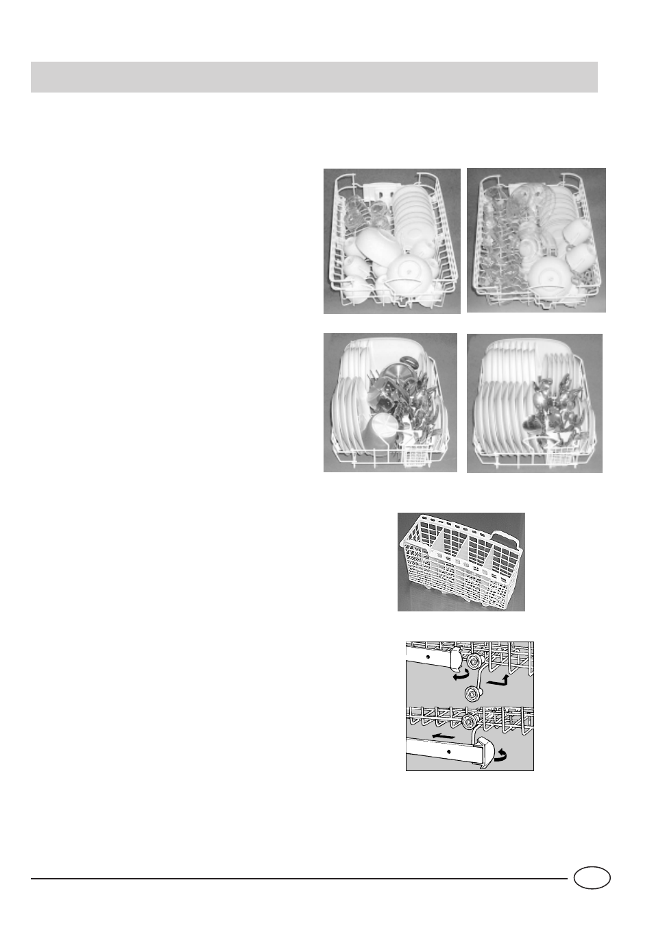 Caricamento delle stoviglie | Indesit IDL 40 EU User Manual | Page 8 / 76