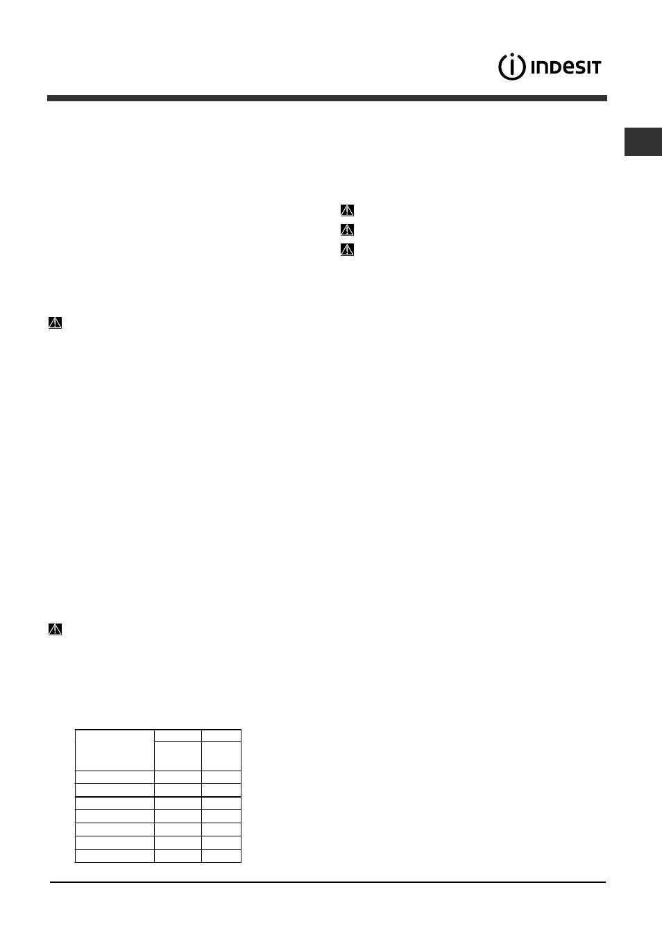 Wash options | Indesit DFP 2727 User Manual | Page 21 / 52