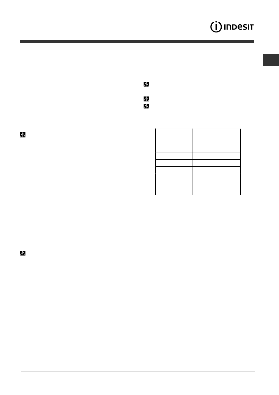 Opciones de lavado | Indesit DFP 2727 User Manual | Page 35 / 52
