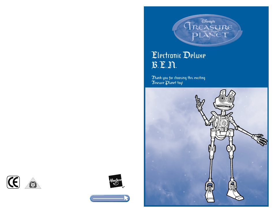 Hasbro Electronic Deluxe B.E.N. 6641 User Manual | 2 pages