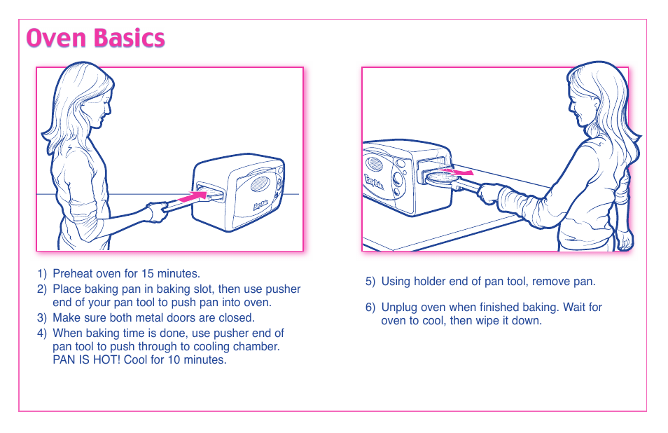 Oven basics | Hasbro All My Love Heart Shortbread Cookies 65587/65577 User Manual | Page 2 / 4