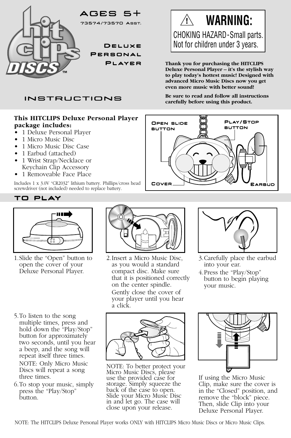 Hasbro AGES 5+ User Manual | 2 pages