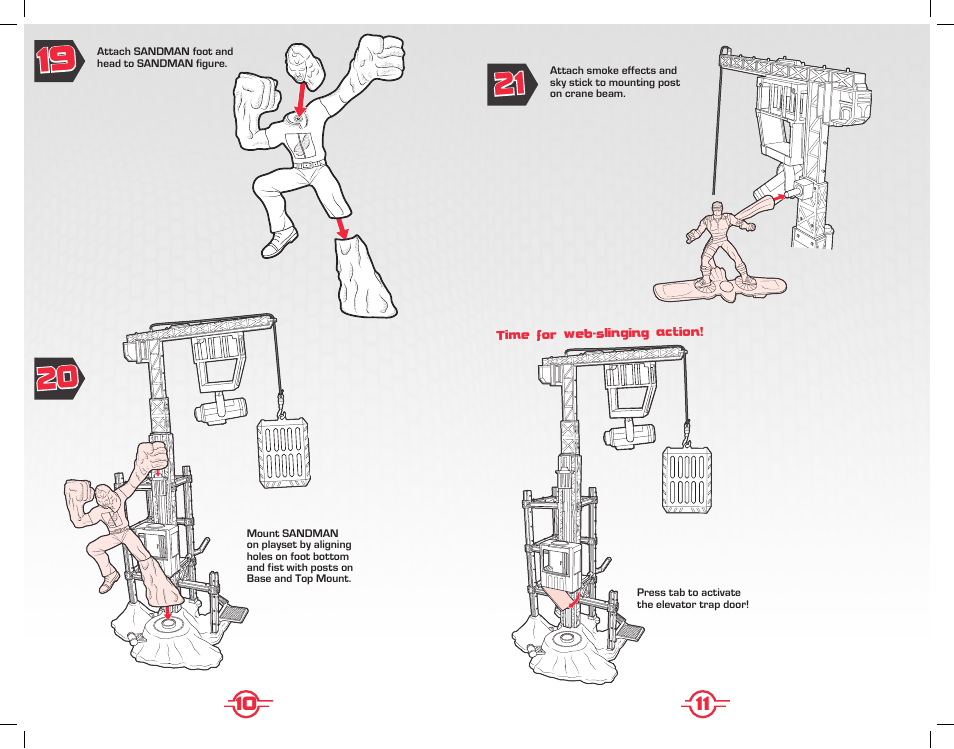 Hasbro Spiderman 3 Webworld Final Battle Playset 69173 User Manual | Page 6 / 8