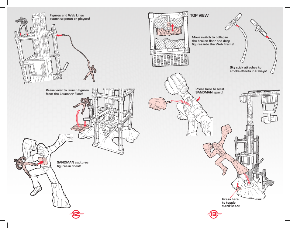 Hasbro Spiderman 3 Webworld Final Battle Playset 69173 User Manual | Page 7 / 8