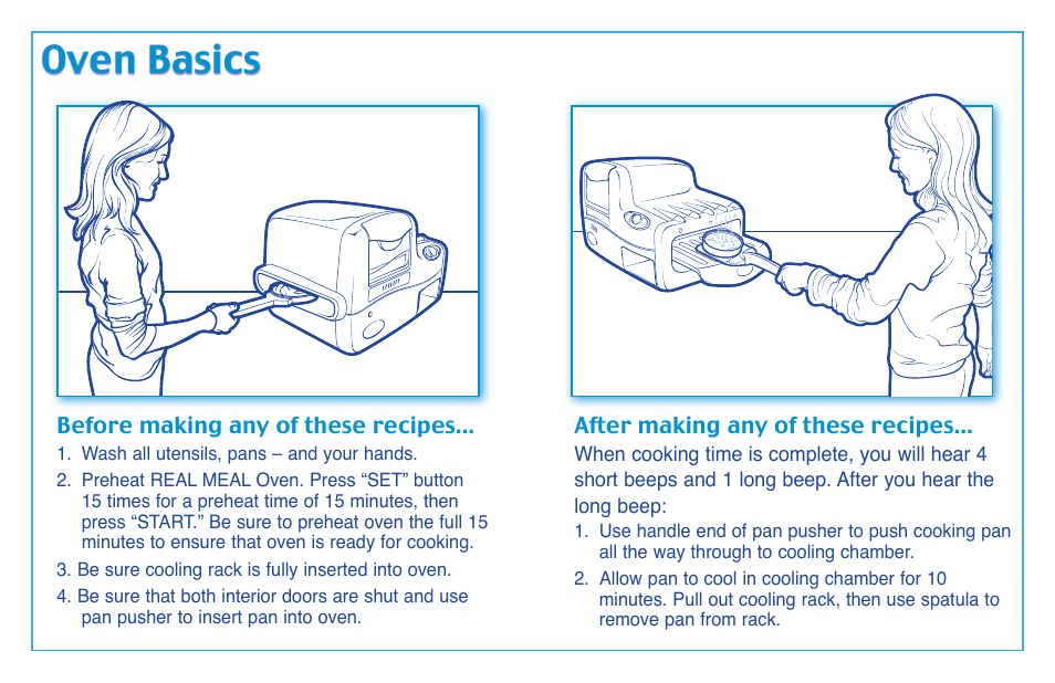 Oven basics | Hasbro 65551/65705 User Manual | Page 2 / 4