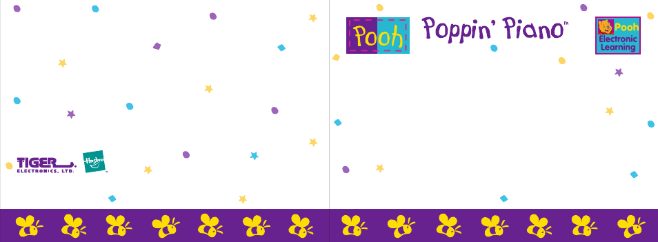 Hasbro Pooh Poppin Piano 87-045 User Manual | 10 pages