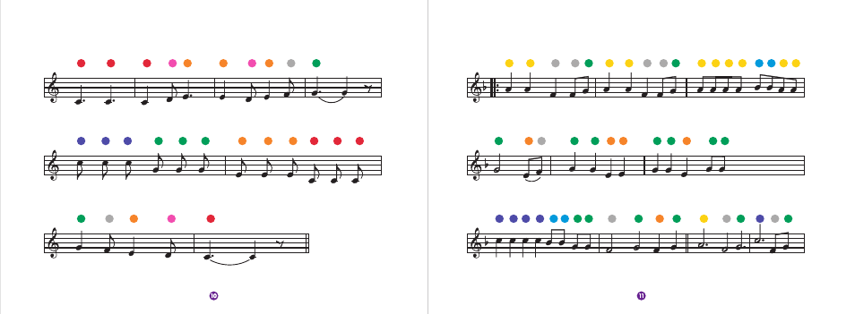 Polly wolly doodle row, row, row, your boat | Hasbro Pooh Poppin Piano 87-045 User Manual | Page 7 / 10