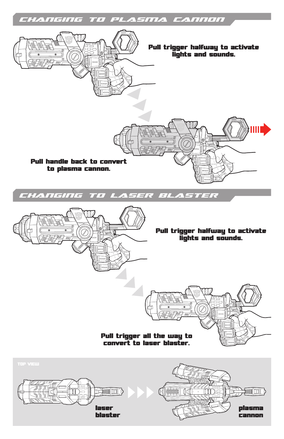 Hasbro Bumblebee Allspark Blaster 83539 User Manual | Page 2 / 4