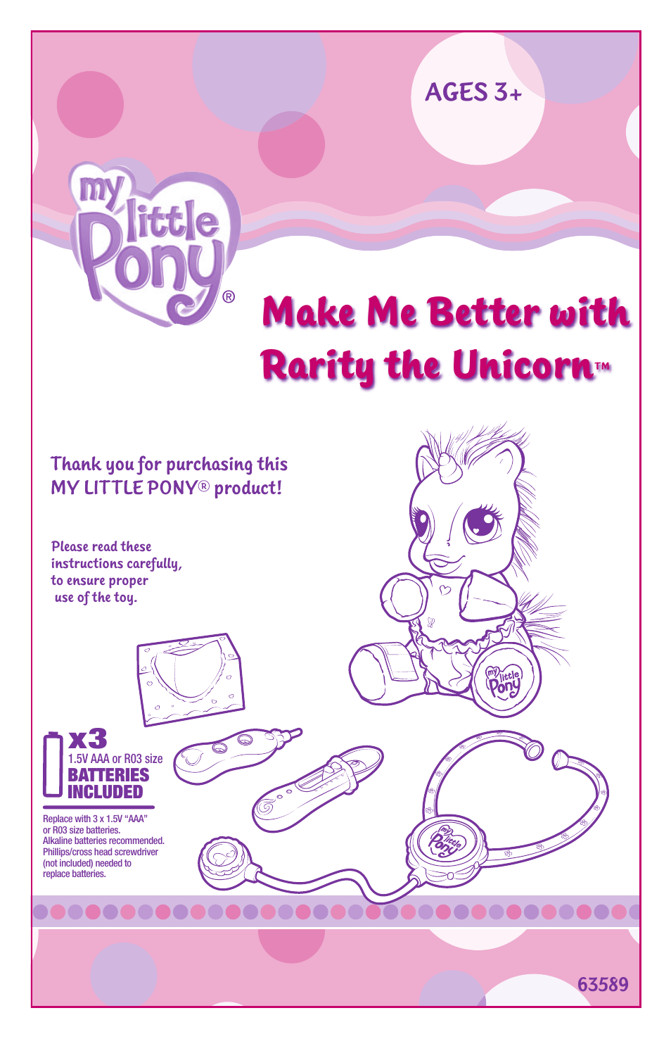 Hasbro 63589 User Manual | 4 pages