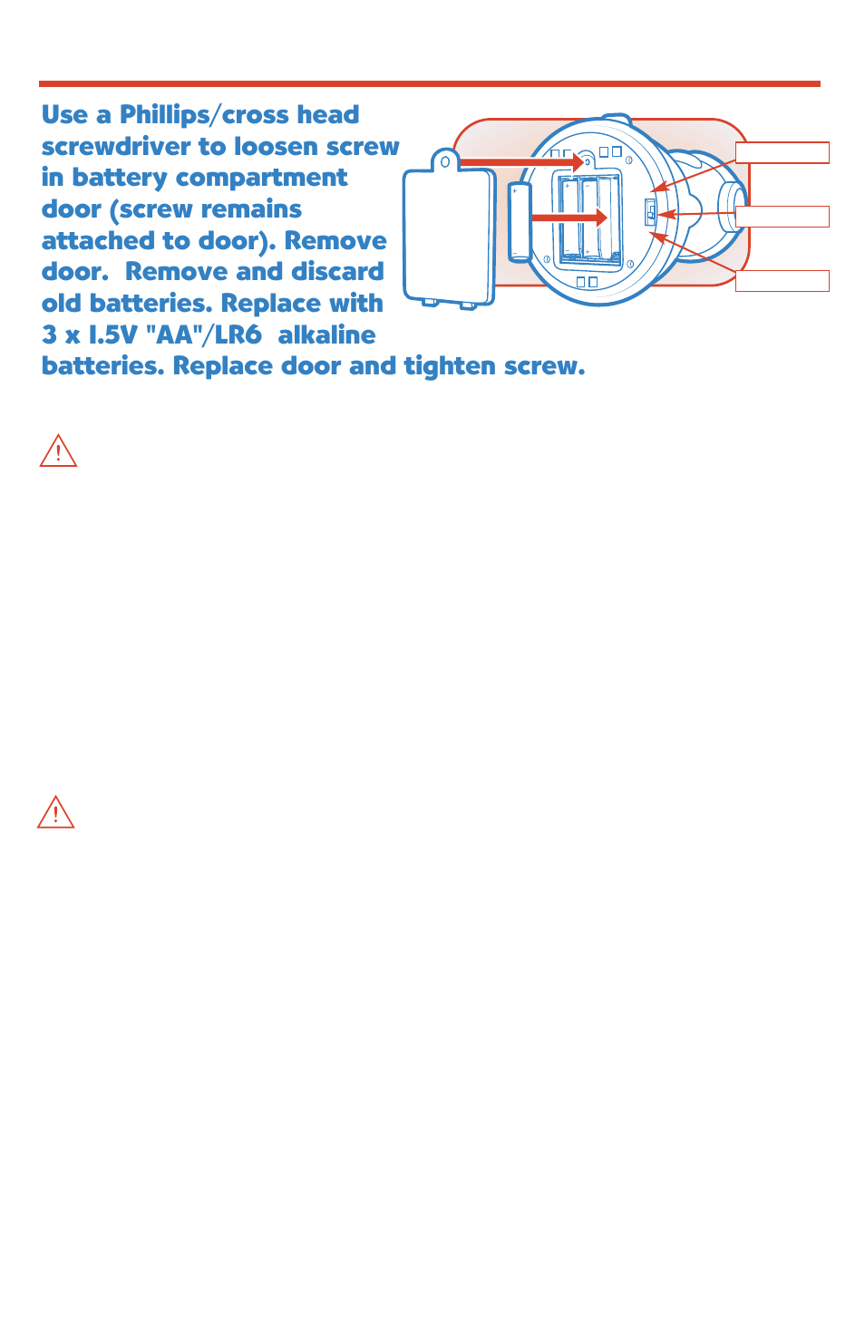 Caution: to avoid battery leakage, Important: battery information, Caution | Hasbro Lit The Magic Talkin' Lantern 06607 User Manual | Page 3 / 4