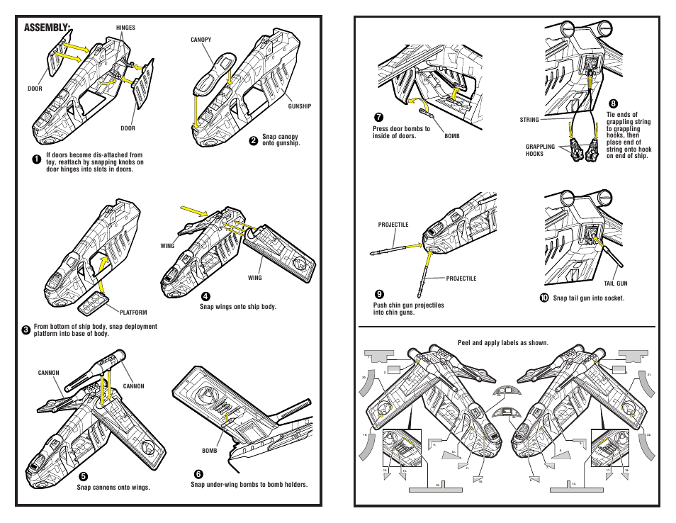 Assembly | Hasbro 85458 User Manual | Page 2 / 2