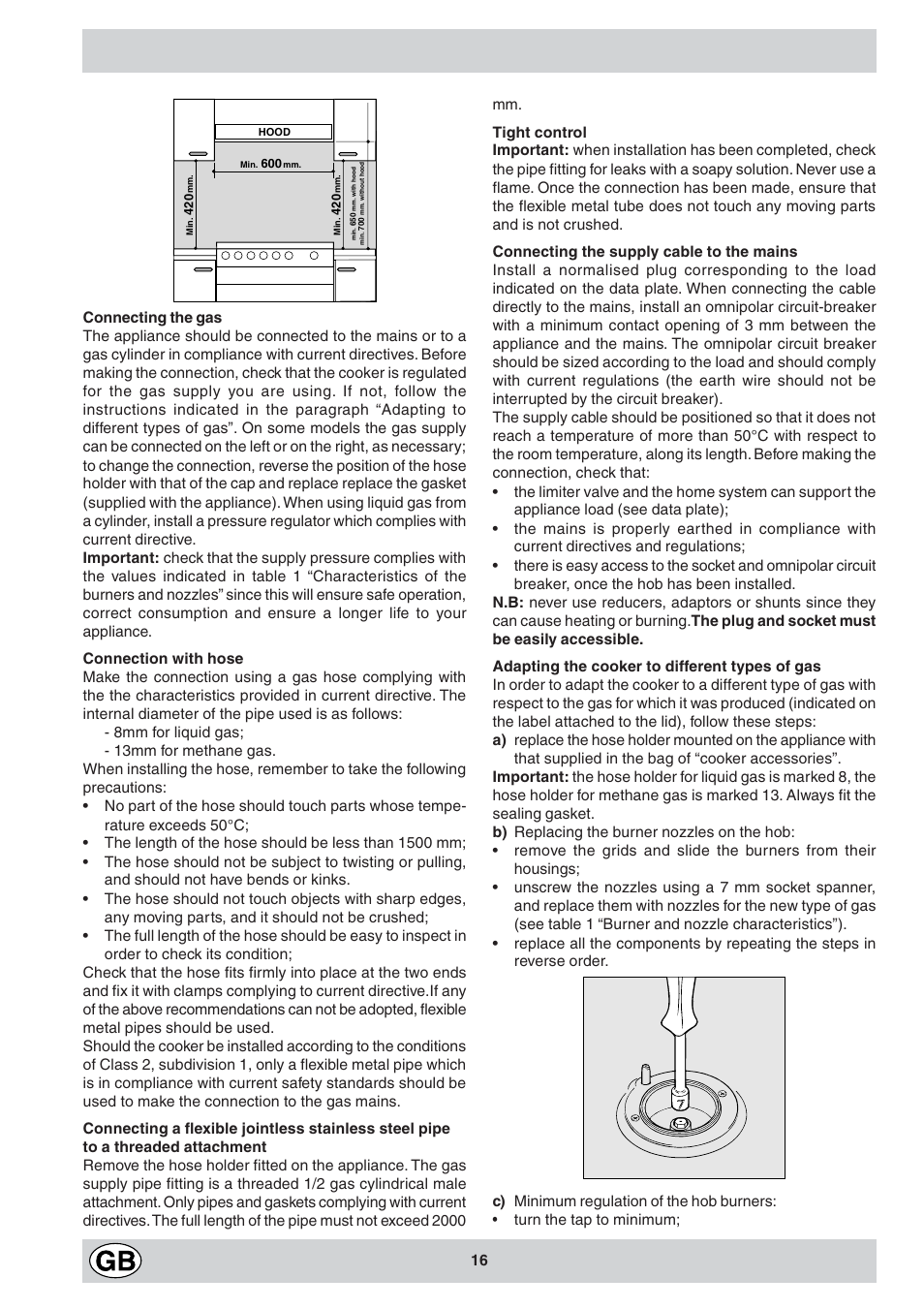 Indesit KJ1G1 User Manual | Page 16 / 36